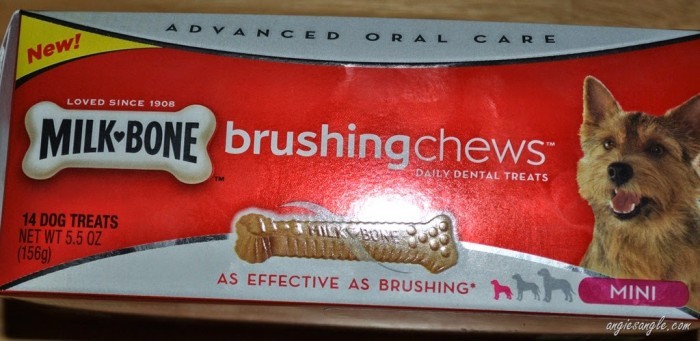 Treating your dog while cleaning their teeth with Milk-Bone Brushing Chews +giveaway ends 5/16 (4p.m PST)