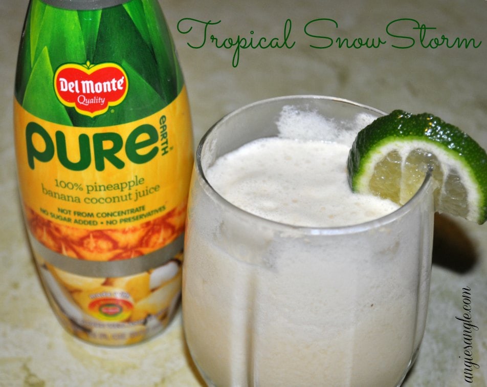Tropical SnowStorm with Pure Earth Juice #PureEarthJuice