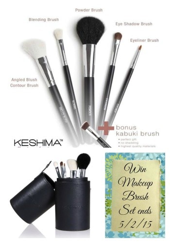 Makeup Brush Set Giveaway