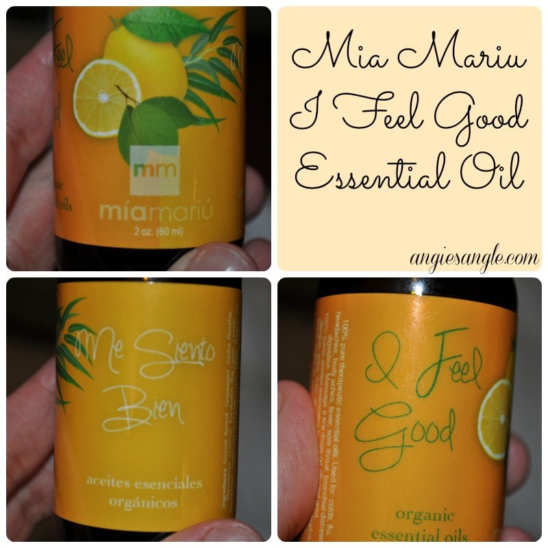 Mia Mariu I Feel Good Essential Oil #MiaMariu #Giveaway 4/8