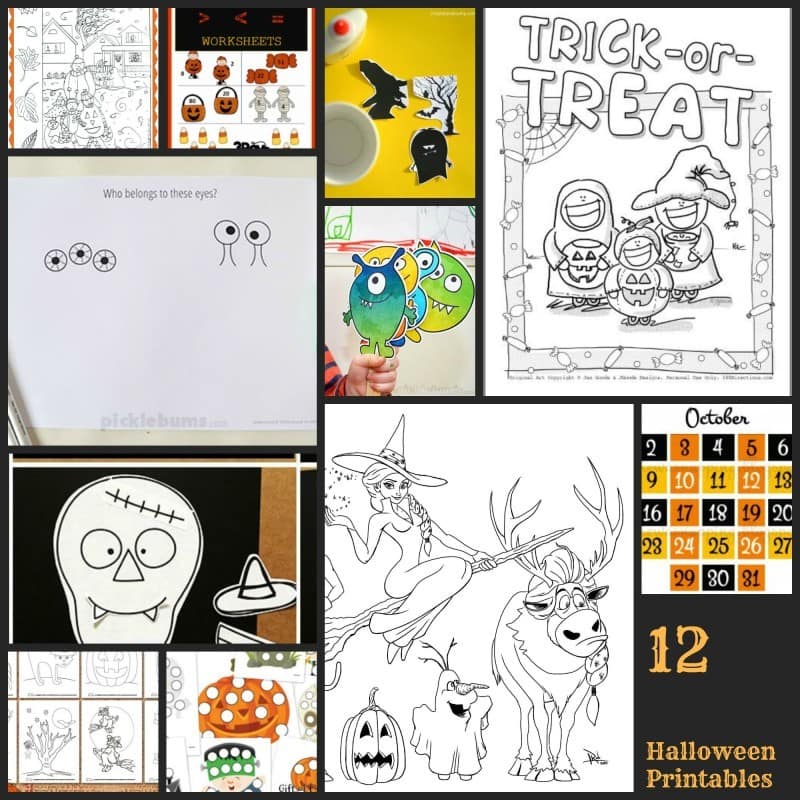 12 Halloween Printables At Your Fingertips