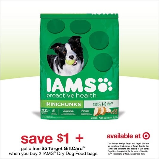 IAMS Dog Food Savings at Target
