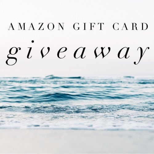December Amazon Gift Card Giveaway ends 1/26/17