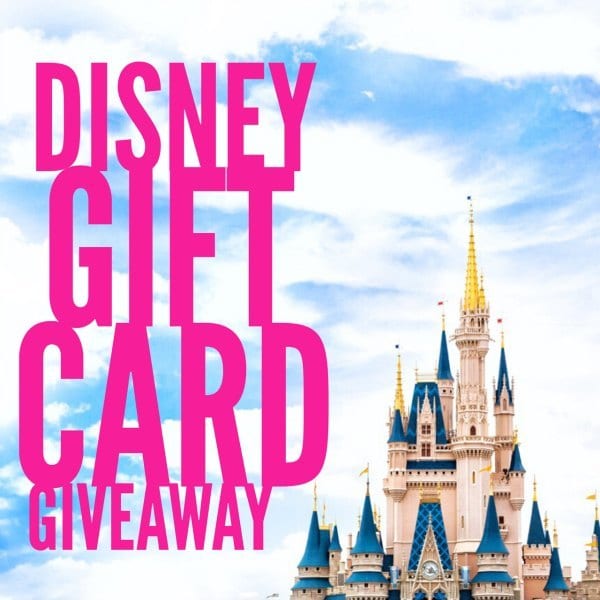 April Disney Gift Card Giveaway ends 5/8/17