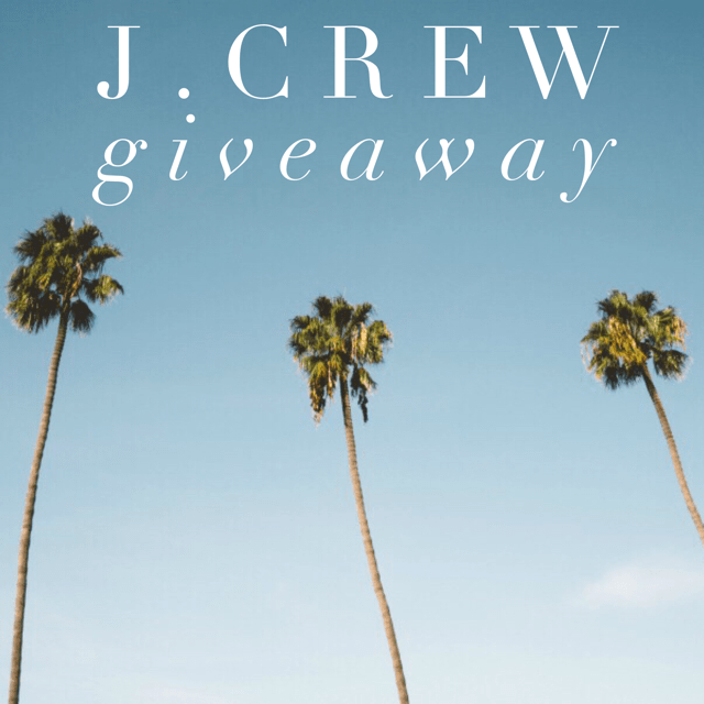 August J. Crew Giveaway ends September 12, 2017