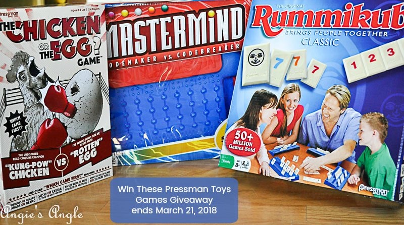 Fun Times Ahead with Pressman Toys Games Giveaway ends March 21, 2018