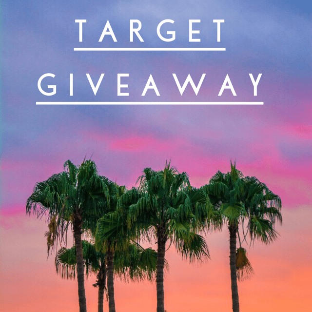 April Target Insta Giveaway ends May 18, 2018