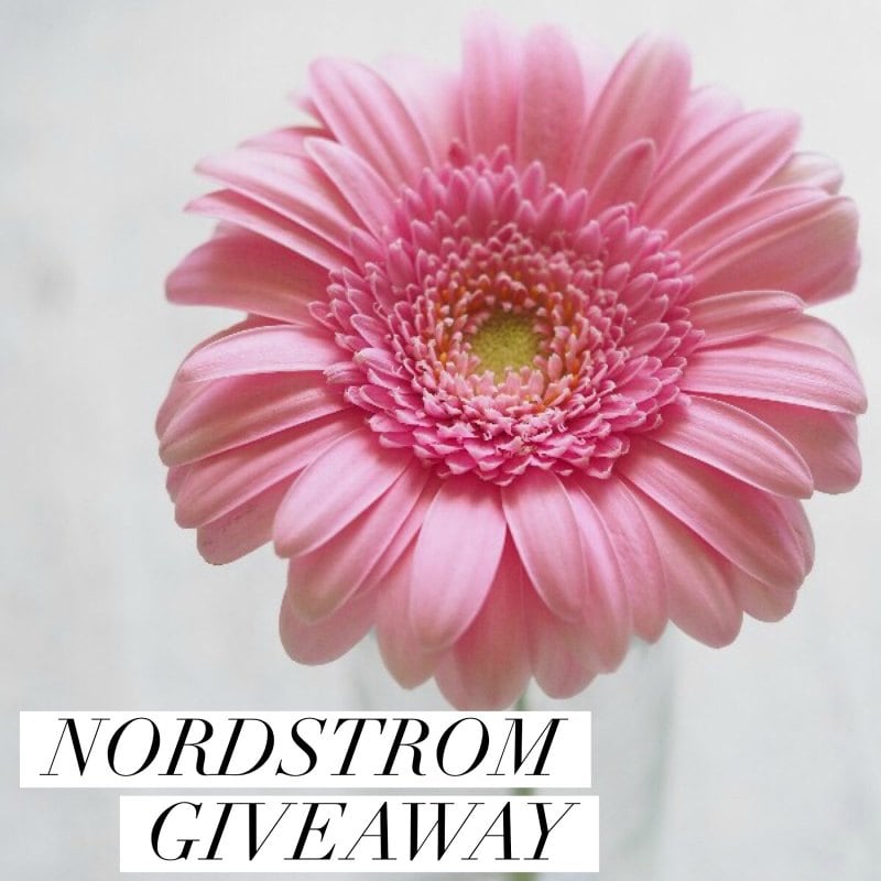 May Nordstrom Insta Giveaway ends June 20, 2018