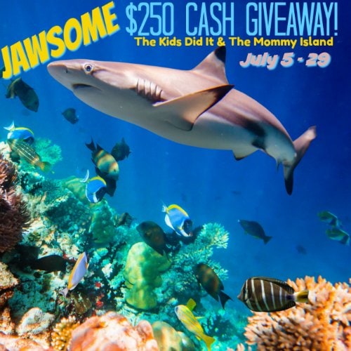 July Shark Week Cash Giveaway ends July 29, 2018