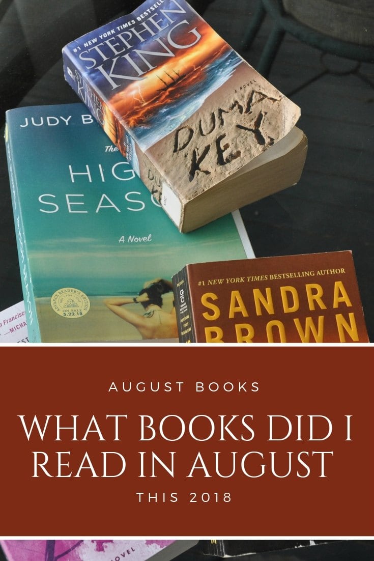 What Did I Read in August 2018?