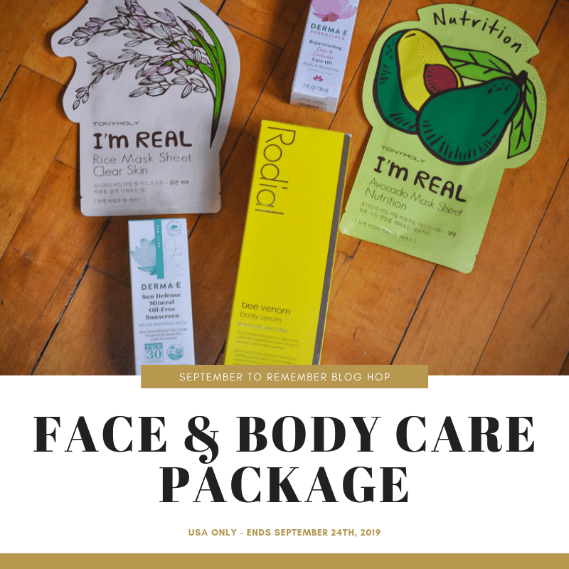 Face and Body Care Package Giveaway