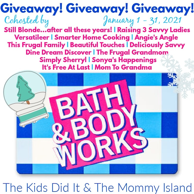 Kicking Off the New Year with January $100 Bath and Body Works Giveaway