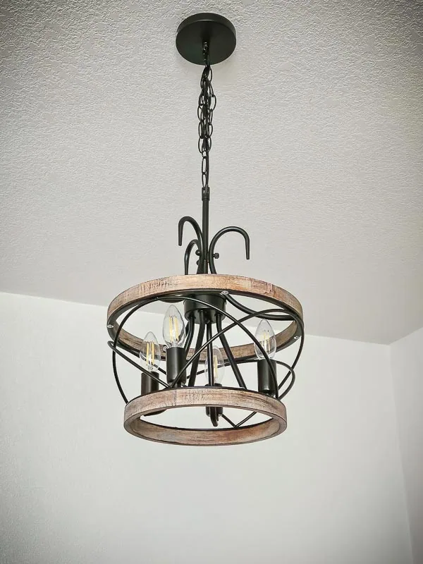 Mercer41 - 4 - Light 13- Vintage Lantern Pendant Light For Farmhouse-3