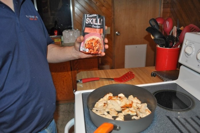 Getting saucy with Campbell's skillet sauce