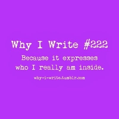 Why I Write