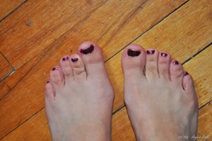 Day 50 - Painted my Toes - Angie's Angle