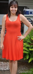 Beat the Heat Outfit - Orange Dress (14)