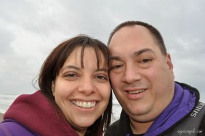 Jason and I on the beach