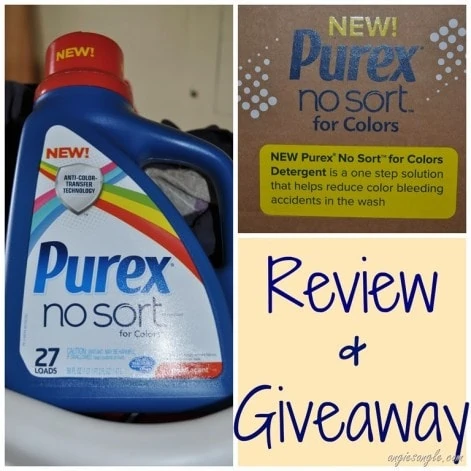 Making Laundry Easier with Purex No Sort for Colors Detergent Review & Giveaway ends 4/30 at 5p.m.(PST)