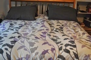 Purple & Black Duvet