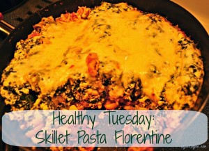 Skillet Pasta Florentine Header