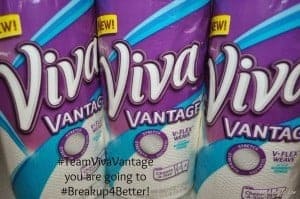Viva Vantage Paper Towels with text