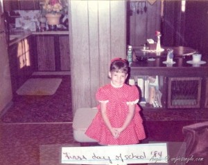 1984 - First Day of School - Angie's Angle
