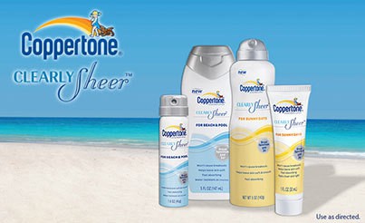 Protection from the Sun with Coppertone Clearly Sheer