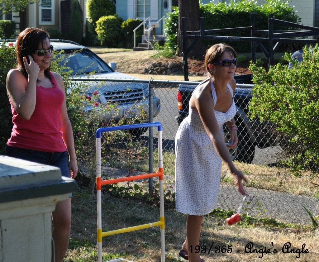 Catch the Moment 365 - Day 193 - Playing Ladder Ball