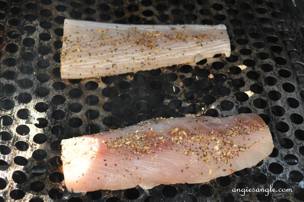 Mahi Mahi with Nectarine Salsa - Mahi Mahi on Grill