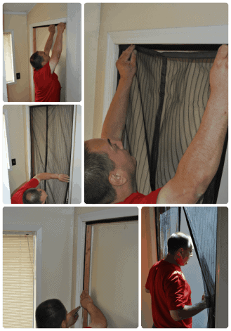 Magnetic Screen Door - Installation