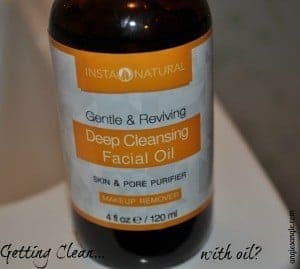 Getting Clean with Oil - InstaNatural Cleansing Oil