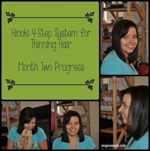 Hinoki 4-Step System for Thinning Hair - Month Two Progress