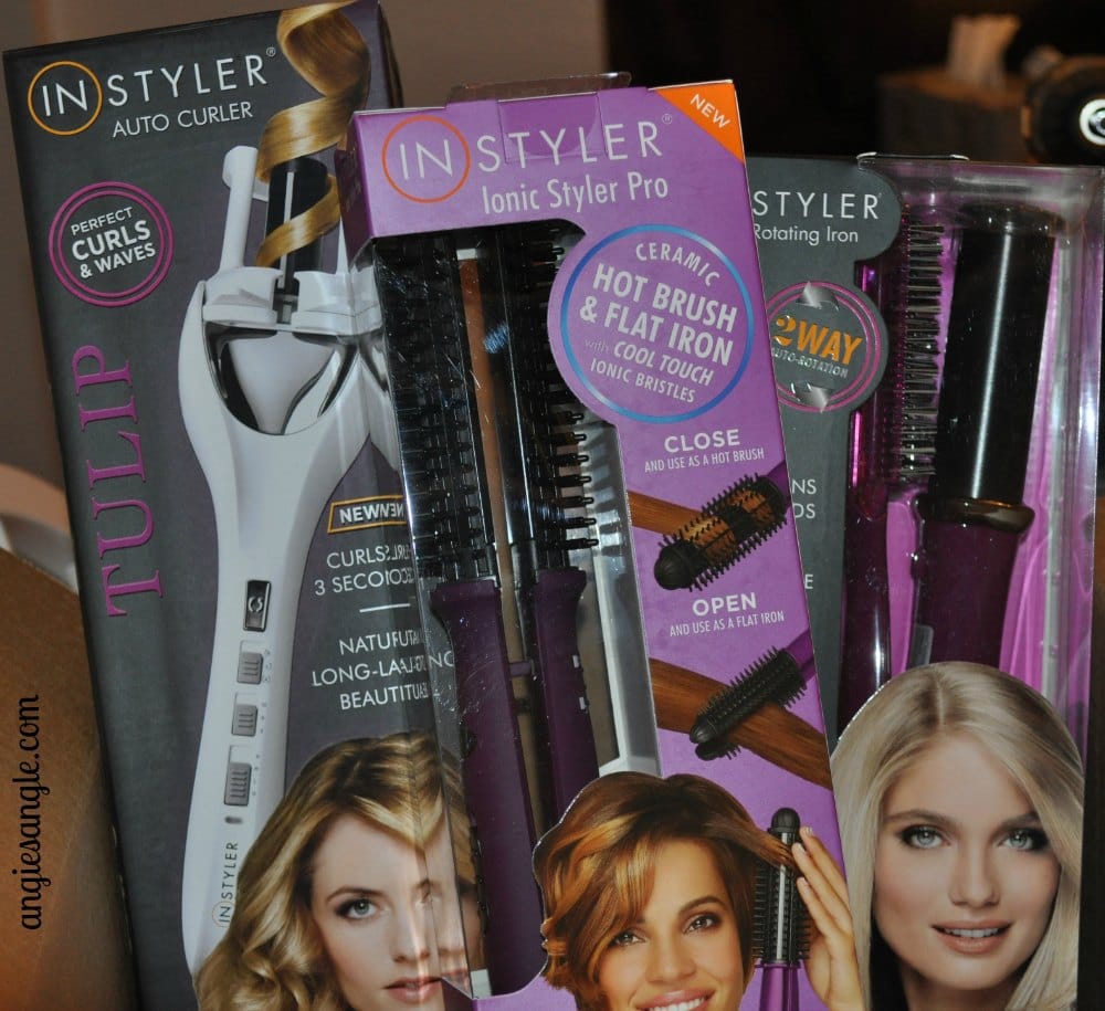 Instyler hot brush and flat clearance iron