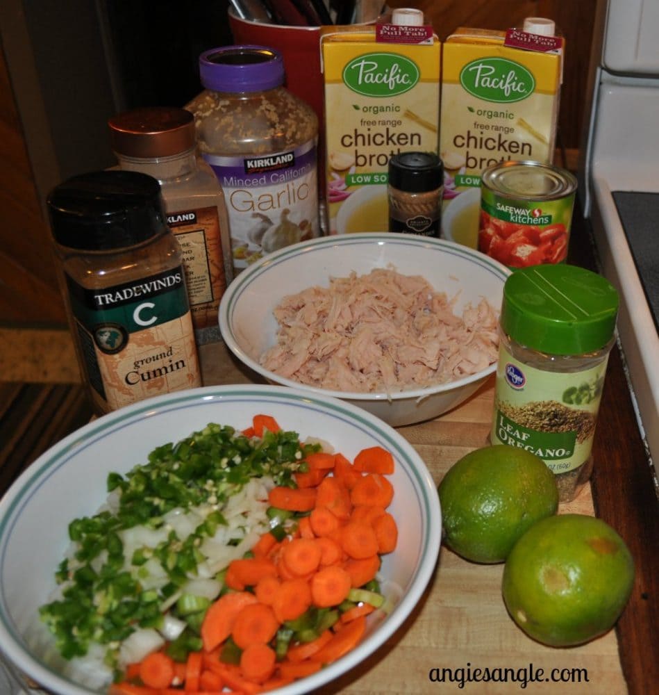 Chicken Soup with Jalapeno and Lime - Ingredients