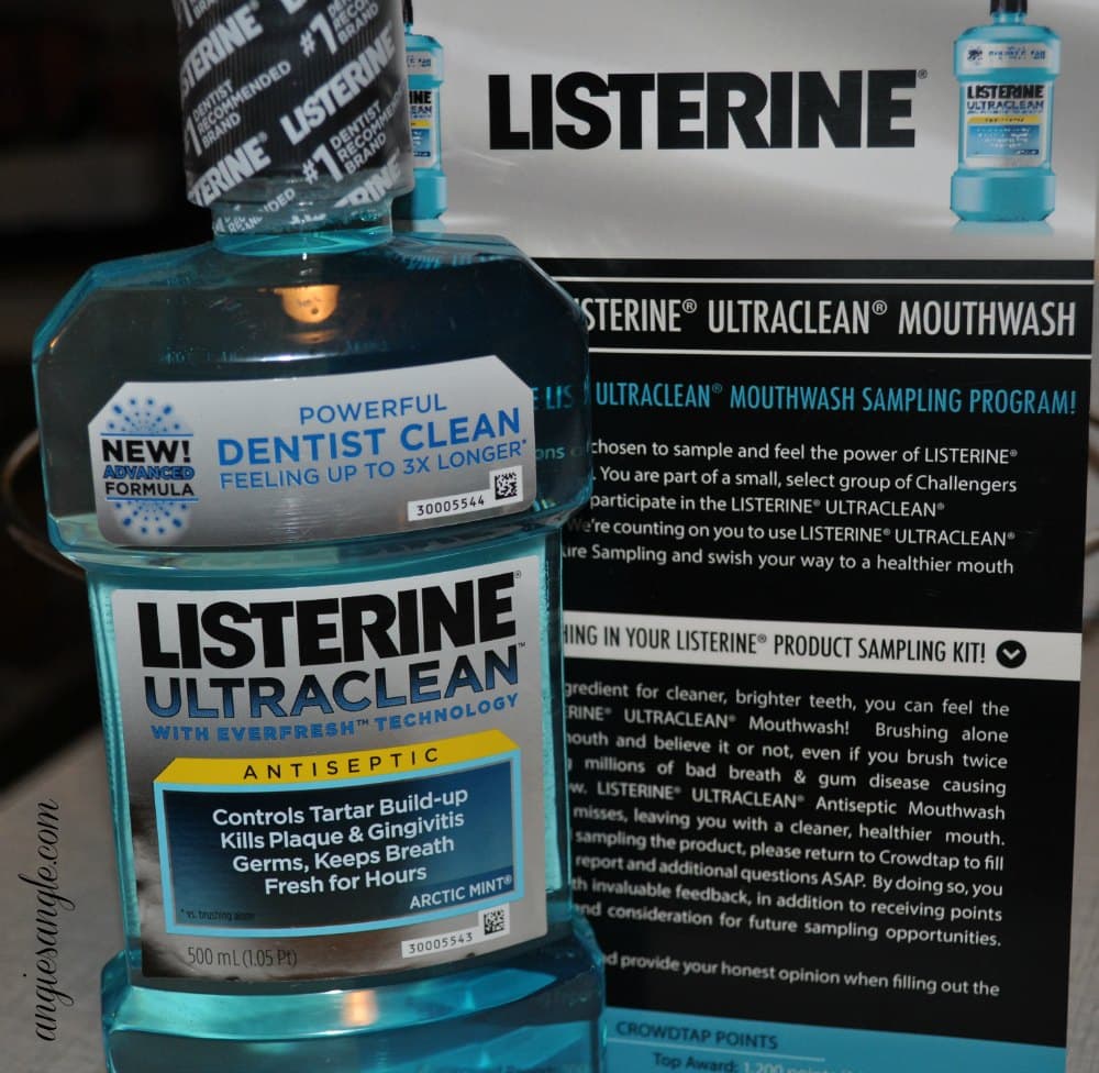 Listerine UltraClean - Crowdtap Sample