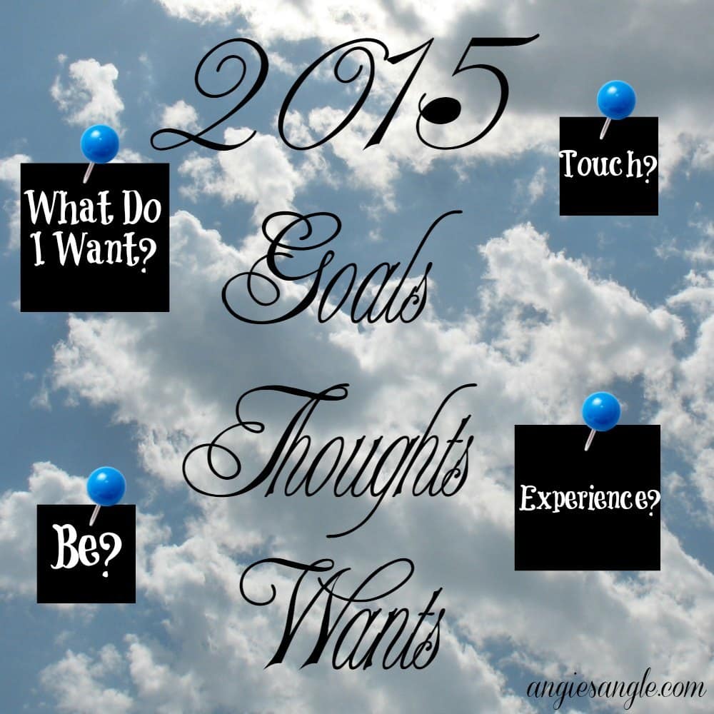 2015 Personal Goals, Thoughts, and Wants