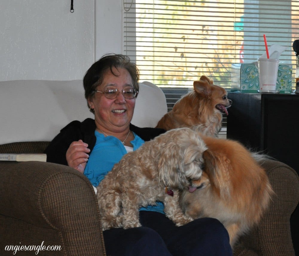 Catch the Moment 365 - Day 13 - Sitting with Grandma (3)