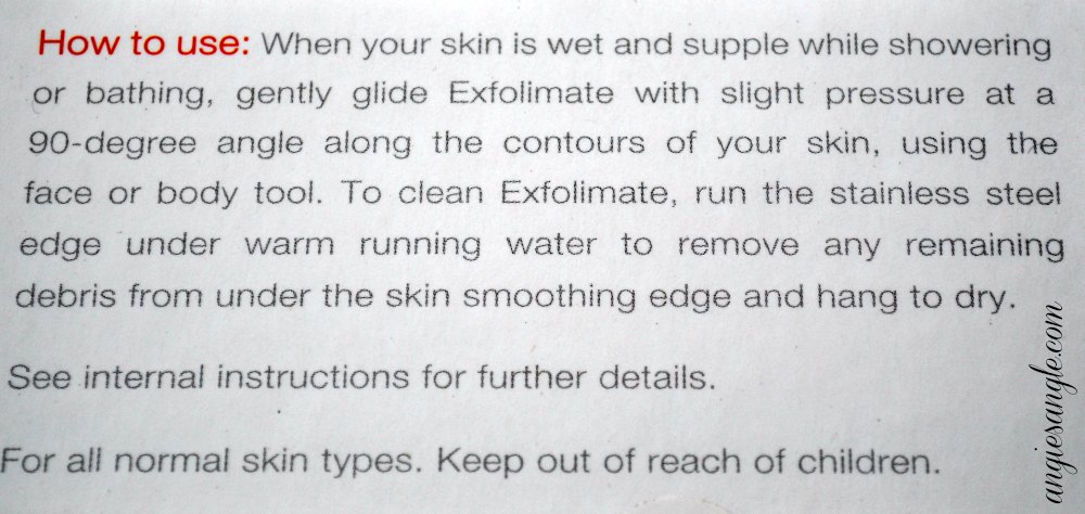 Exfolimate - how to use