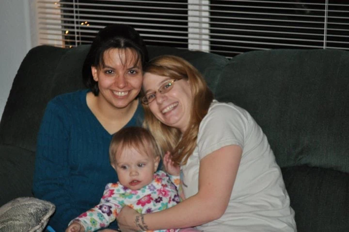 Angie, Ava and Teresa at Christmas 2010 - How I Met My Best Friend