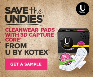 Save the Undies with U by Kotex