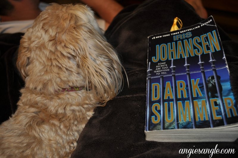 Catch the Moment 365 - Day 138 - Current Book and My Side Kick