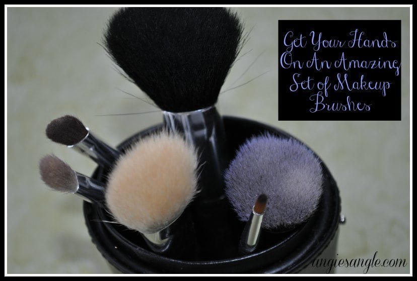 Makeup Brush Set with Brush Holder #BeautyMonday