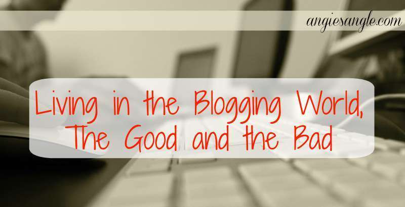 Living In The Blogging World, The Good and Bad