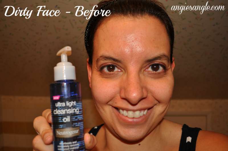 Neutrogena Cleansing Oil - Before