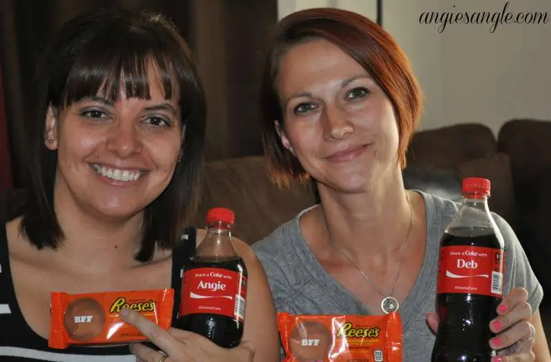 Pampering and Sharing With The Best Friend - Best Friends Coke and Reeses