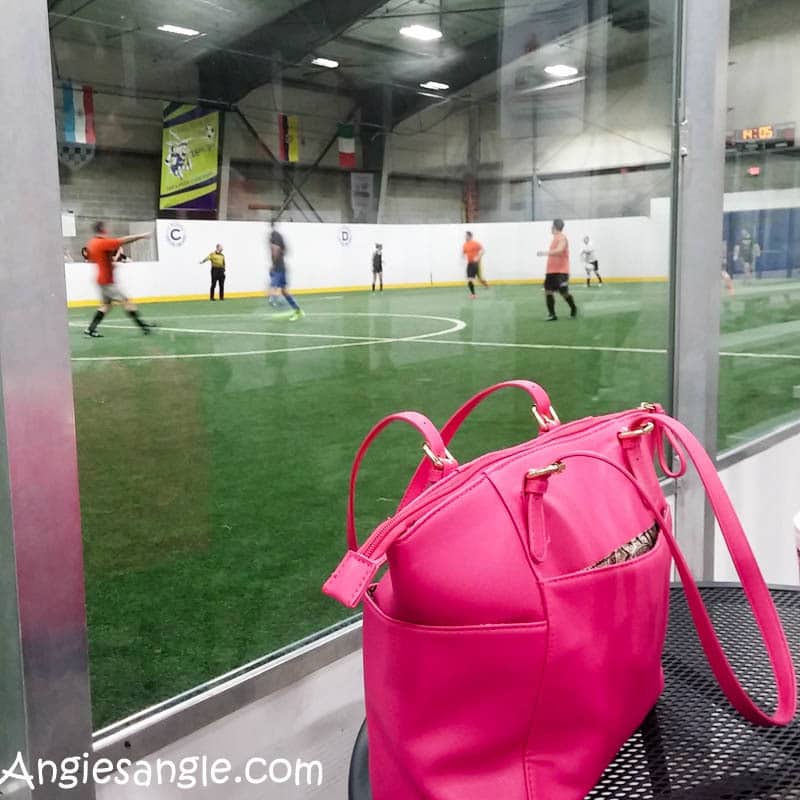 Catch the Moment 366 Week 5 - Day 29 - Purse with Indoor Soccer