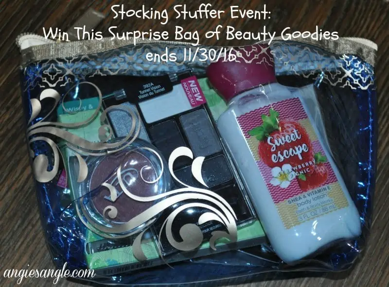 Stocking Stuffer Event – Win Beauty Goodies ends 11/30/16