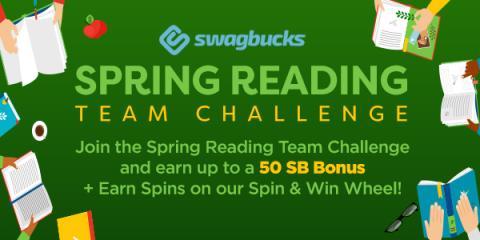 Spring Reading Challenge with Swagbucks