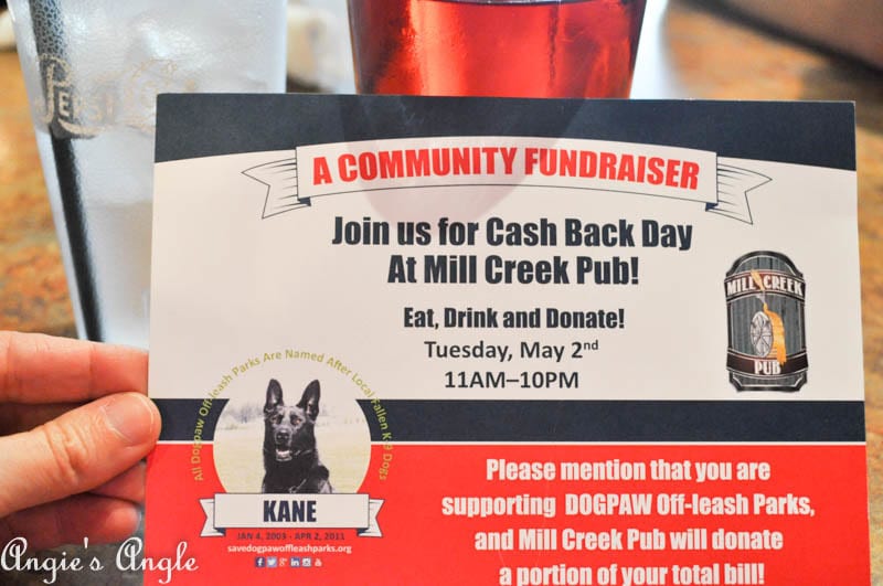2017 Catch the Moment 365 Week 18 - Day 122 - Save Dog Paw Event Mill Creek Pub